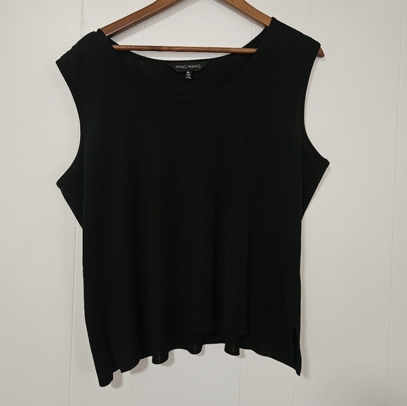 Ming Wang Tops - Ming Wang Classic Black Tank Top